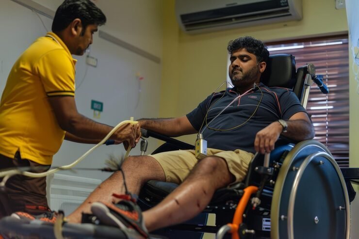 Ambulation mobilisation in Chennai